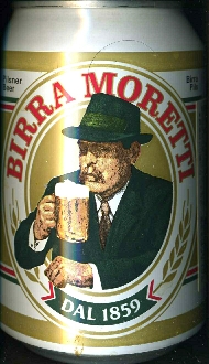 Birra Moretti ビール 1990年代 (未開栓) Birra Moretti ビール 1990年代 (未開栓)