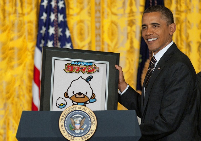 オバマ大統領にカワマジーが表彰されました！すごいね〜！_a0039720_11373940.jpg