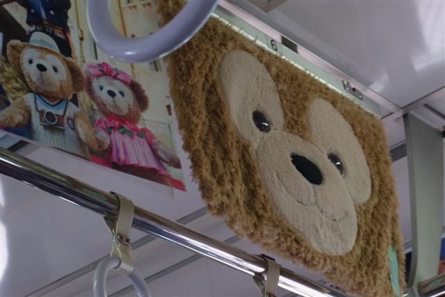 桜便り　電車の中のふわふわDuffy_a0123465_23392673.jpg