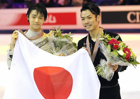 高橋大輔選手＆羽生結弦選手表彰台の快挙！　－2012世界選手権_b0038294_1051060.jpg