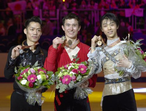 高橋大輔選手＆羽生結弦選手表彰台の快挙！　－2012世界選手権_b0038294_16355746.jpg