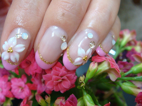桜ネイル☆Myネイル_a0145558_17214377.jpg