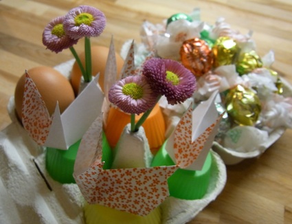 イエローベシャメルとパスタのオーブン焼き ☆ Origami Ⅲ うさぎ_b0246303_46656.jpg