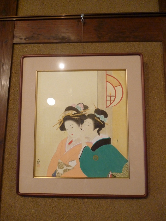 ギャラリーにて、”美人画展”_d0230676_15382157.jpg