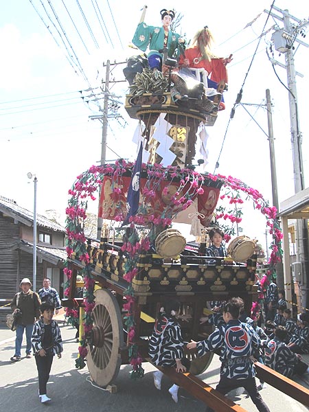 1869回 遠州横須賀三熊野神社大祭 4月８日 今日の凧人