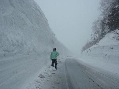 続くよ続く 雪の回廊、高く伸びろよ雪の壁_a0096989_17504911.jpg