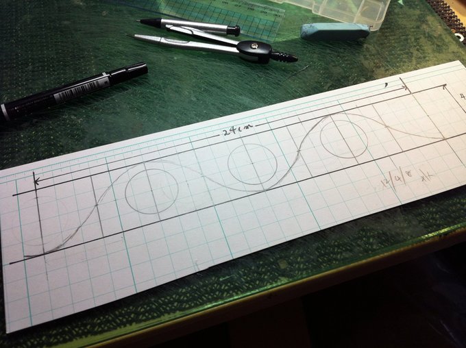 アラベスク模様のカービング図案作り( ﾟ▽ﾟ)/_a0228364_271385.jpg