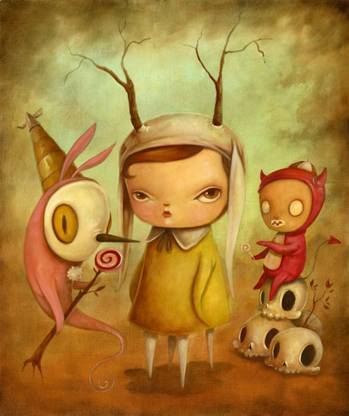 Monsters & Misfits II、Kathie Olivasの絵画作品_a0077842_10232923.jpg