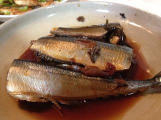 4月11日、秋刀魚の煮付け、焼き豆腐_e0227385_2213183.jpg