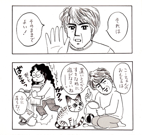 本日の厳格な父 畳ねこ 本日の厳格な父 畳ねこ