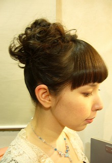 カジュアルにヘアーセット_a0123703_18224318.jpg