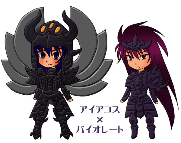 アイアコス バイオレート原稿中です 羊屋 人形館