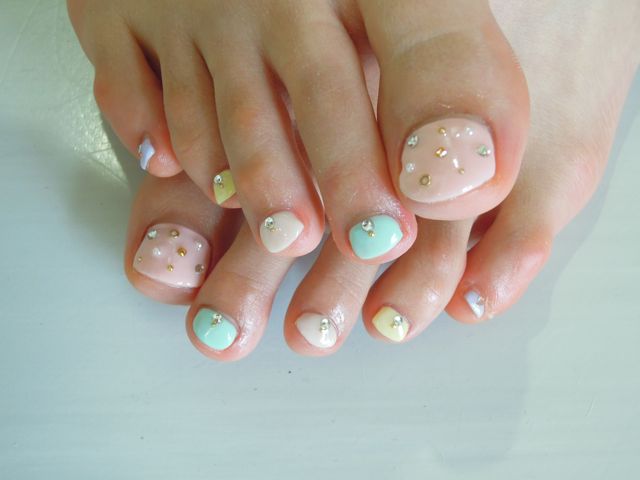 Sherbet Color Nail_a0239065_1757058.jpg