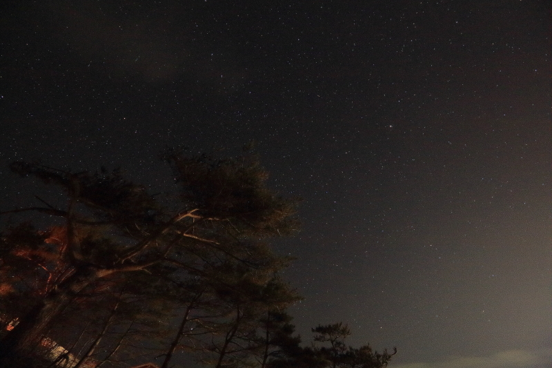 今年初の、高清水からの遠野盆地(夜景)_f0075075_22345797.jpg