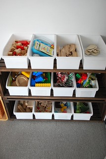 子ども部屋の収納 12個のおもちゃボックス Ourhome