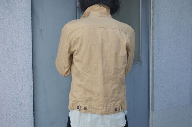 honor gathering-G-JACKET vintage cotton ramie serge - _d0158579_1030379.jpg