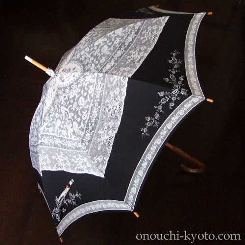 スカーフのような一面デザインの生地で日傘を作ると・・・_f0184004_1751492.jpg