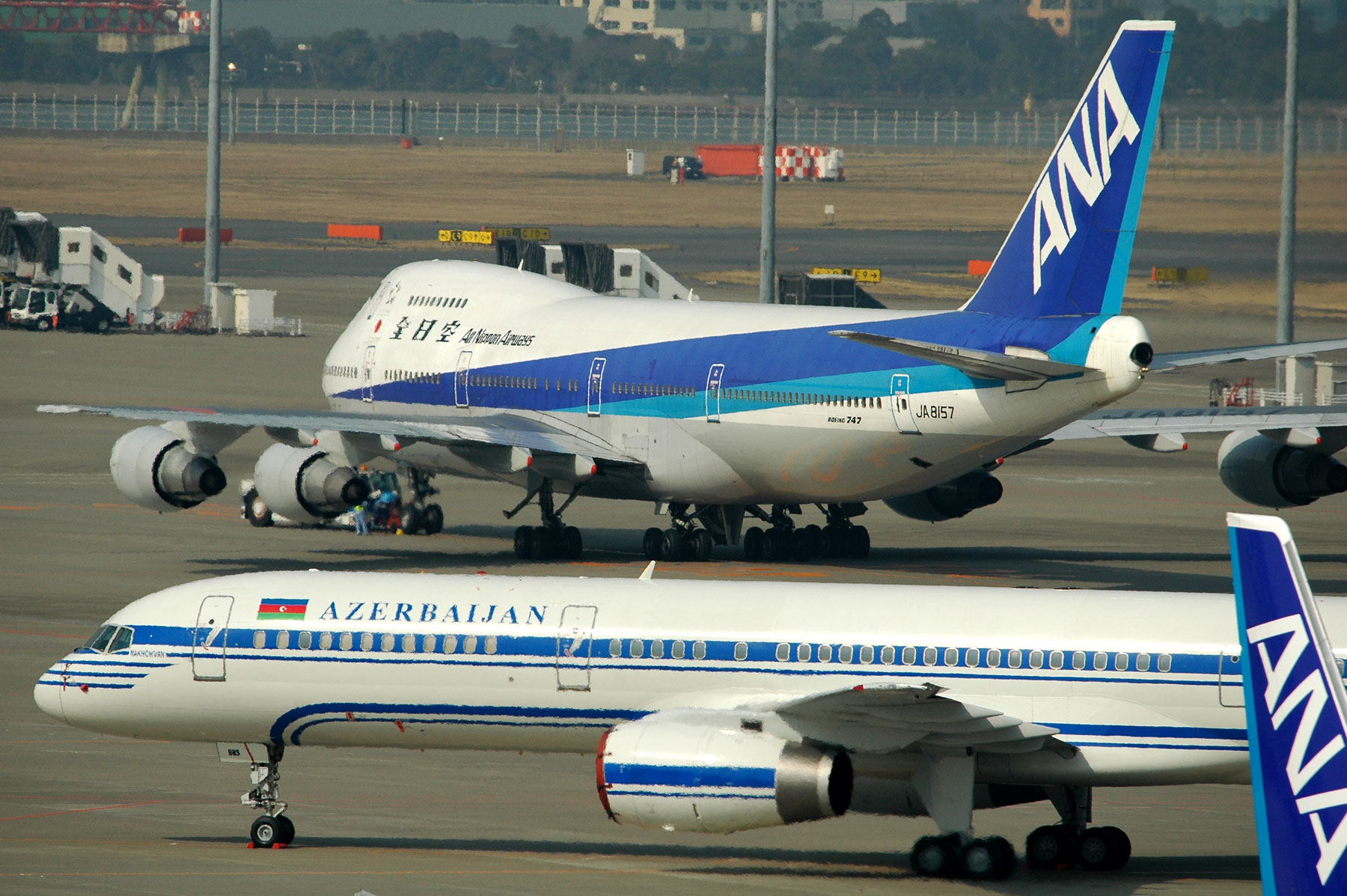 BOEING 747SR-81 / JA8157 : SKY LOUNGE GARDEN -transporter side-