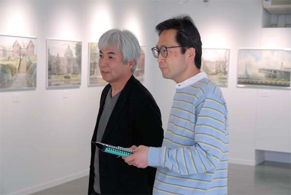  第1回代々木アートギャラリー展覧会レビュー／『建築写生展』2_e0268545_17244370.jpg