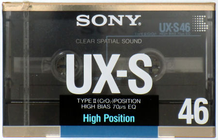 SONY UX-S : カセットテープ収蔵品展示館 SONY UX-S : カセットテープ収蔵品展示館