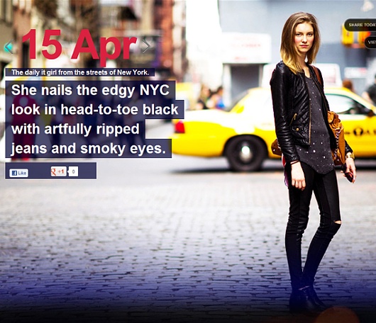ニューヨークの街角ファッション写真を毎日日替わりで楽しめるサイト、Maybelline New YorkのNYC365_b0007805_217422.jpg