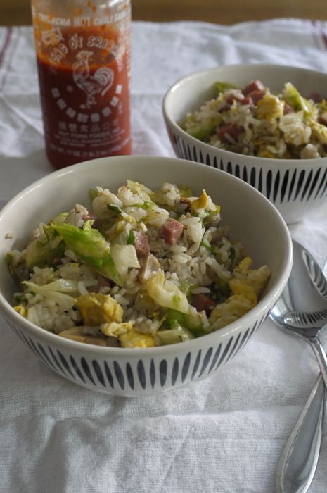 スパムとレタスのチャーハン サンフランシスコ食堂