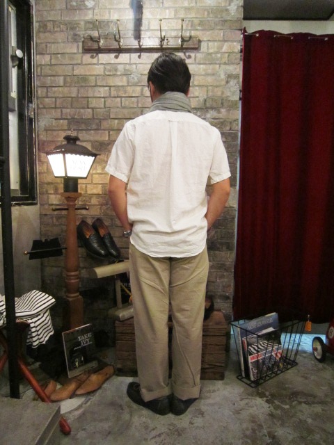\"SERO\" COTTON LINEN WHITE P/O SHIRTS ご紹介 & お知らせ_f0191324_0214410.jpg