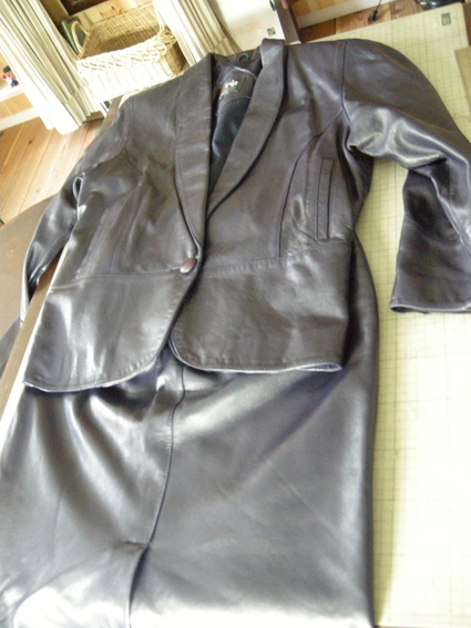 革のジャケットからbagにリメイク_d0127925_10493985.jpg