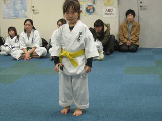 星置教室 審査会 3才からの空手!_c0118332_2275028.jpg