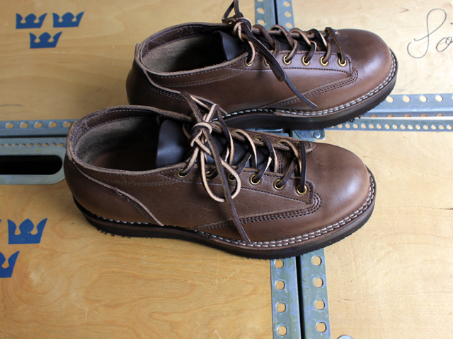 VIBERG LACE TOE OXFORD 8 クロームエクセル