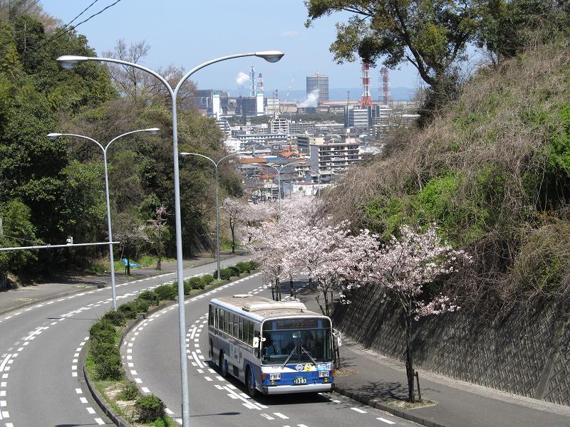 東原・(大分県大分市) ウエスタンビュー ★九州の路線バス沿線風景サイト★