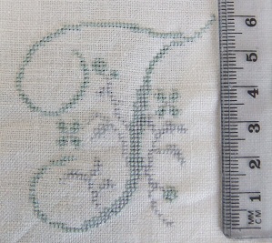 花文字の刺繍 ドイツでこんな生活 花文字の刺繍 ドイツでこんな生活
