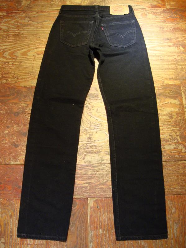 DENIM PANTS LEVIS 501 BLACK MADE IN USA--RECOMMEND--_c0176867_19391130.jpg