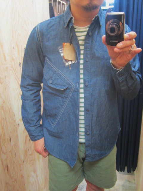 BIG Pocket Shambre SHIRTS ・・・ By Kato AAA_d0152280_15303749.jpg