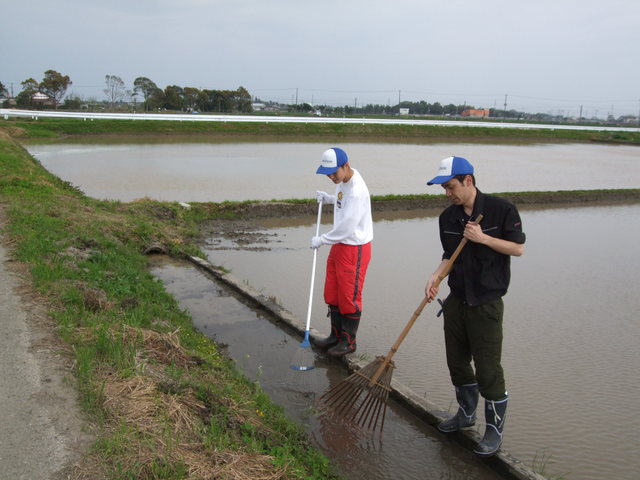 コイン精米機操作＆水路の草取り_e0270198_17912.jpg