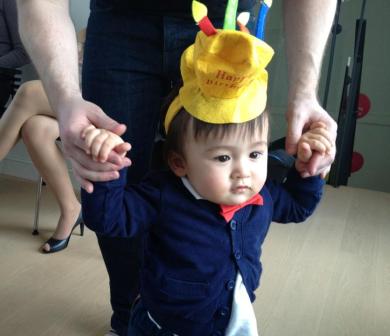 息子1歳になりました。_a0159707_434257.jpg