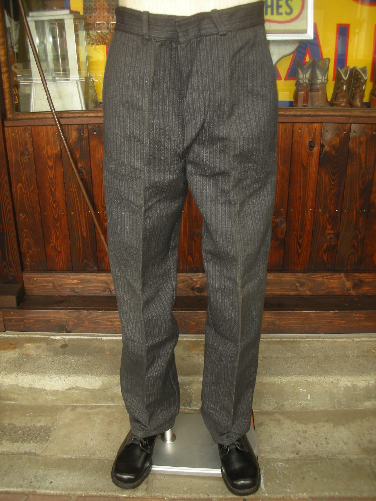 1950\'S DEADSTOCK EURO COTTON STRIPE WORK TROUSERS_c0187684_1657271.jpg