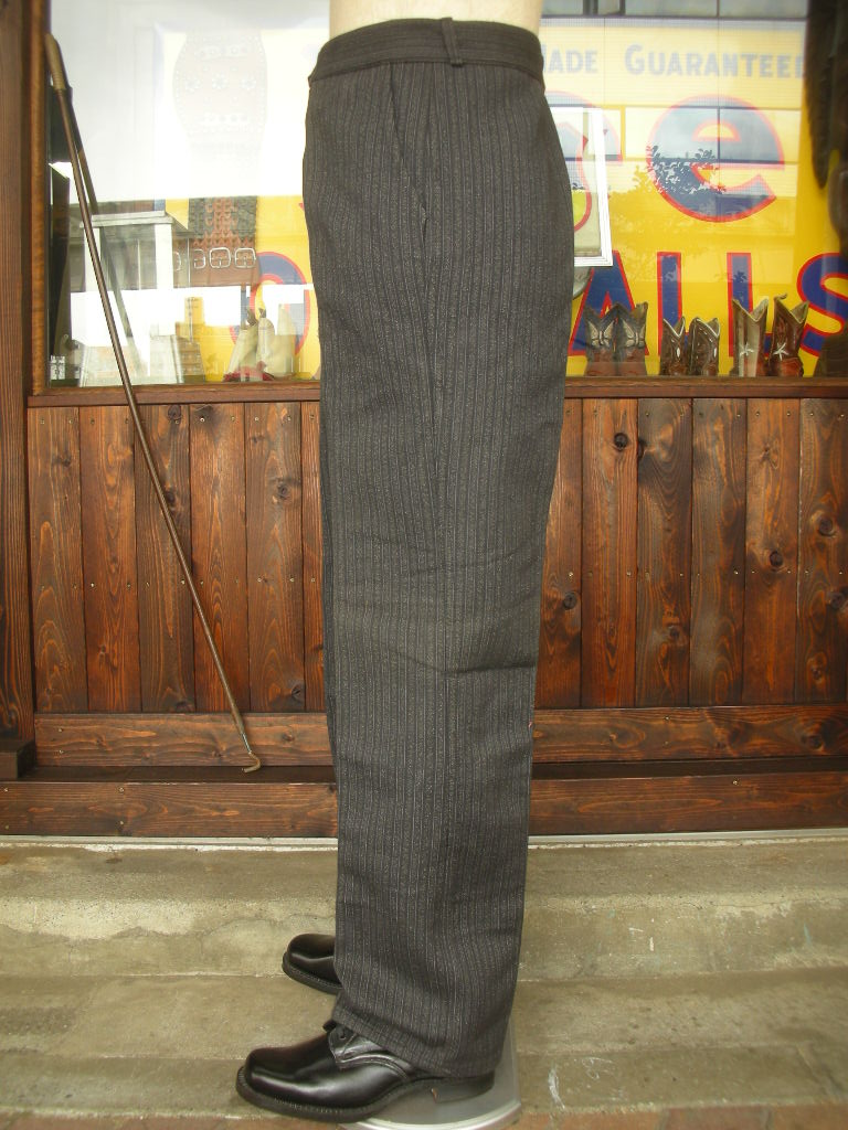1950\'S DEADSTOCK EURO COTTON STRIPE WORK TROUSERS_c0187684_1658629.jpg