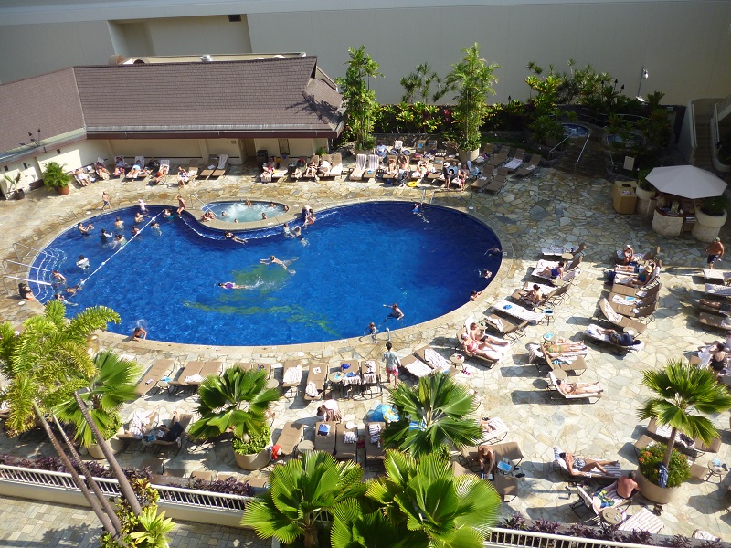2011~12HAWAIIカウントダウン旅行記~アウトリガーリーフのプールとビーチ~_f0011498_16153247.jpg