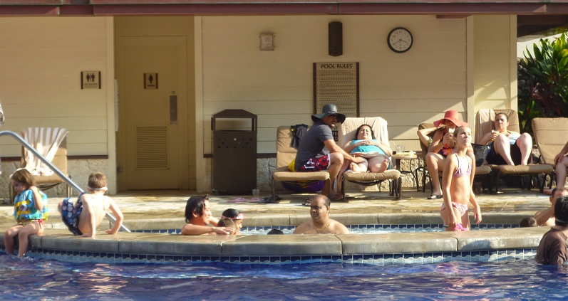 2011~12HAWAIIカウントダウン旅行記~アウトリガーリーフのプールとビーチ~_f0011498_1626760.jpg