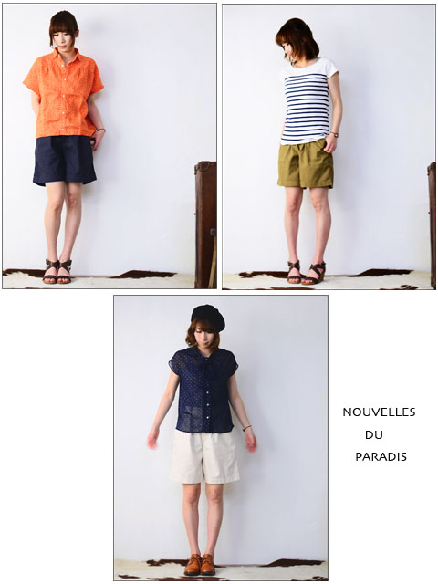 NOUVELLES DU PARADIS [ヌーヴェル ドゥ パラディ] ゆるゆるオックス ショートパンツ [PP12217] LADY\'S_f0051306_17541495.jpg