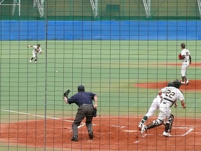 国士舘大対東農大 4月18日 東都大学野球2部_b0166128_12535279.jpg