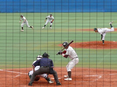 国士舘大対東農大 4月18日 東都大学野球2部_b0166128_1305014.jpg