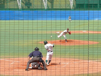 国士舘大対東農大　４月１８日　東都大学野球２部_b0166128_136617.jpg