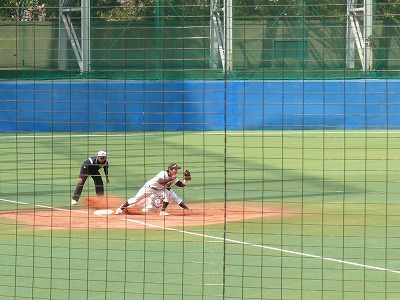 国士舘大対東農大　４月１８日　東都大学野球２部_b0166128_137682.jpg