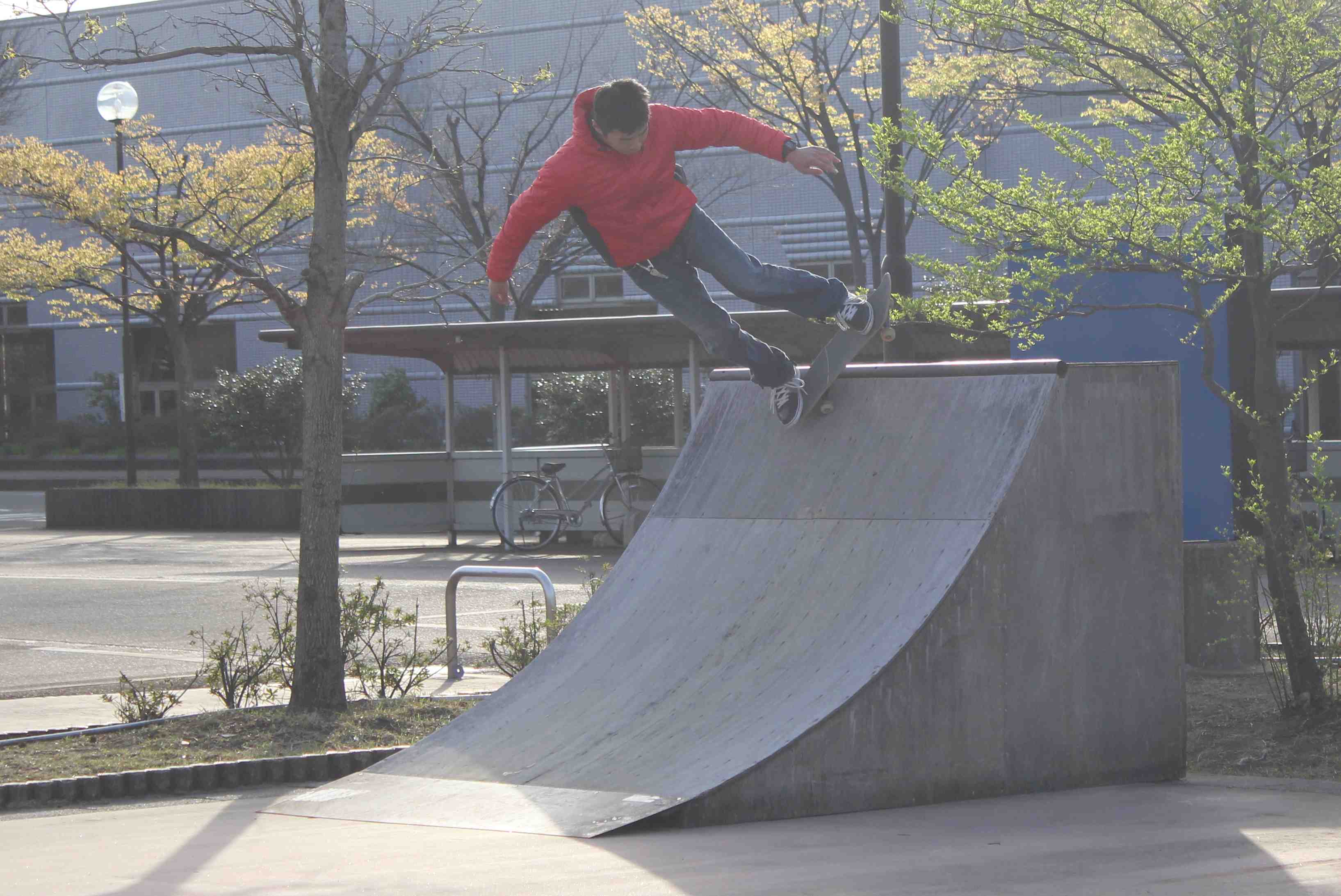 新鮮SK8park（何時もと違うポイントpark)_a0264604_7501412.jpg