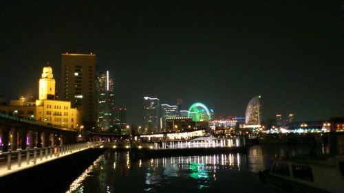 今夜の横浜港の夜景☆ THE RIGOLETTO OCEAN CLUB昨夜はありがとうございました♬_b0032617_06423.jpg