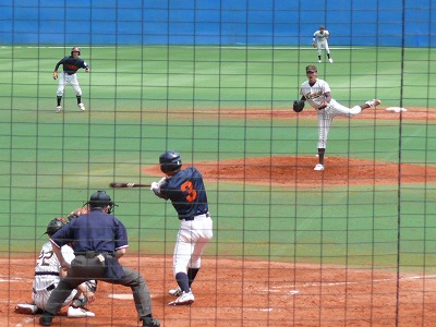拓殖大対国士舘大 4月24日 東都大学野球2部_b0166128_1158532.jpg