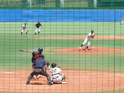 拓殖大対国士舘大 4月24日 東都大学野球2部_b0166128_12181379.jpg