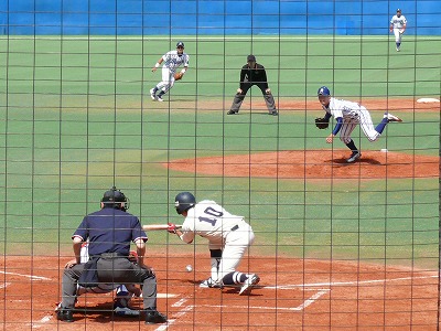 國學院大対立正大 4月24日 東都大学野球2部_b0166128_14184275.jpg